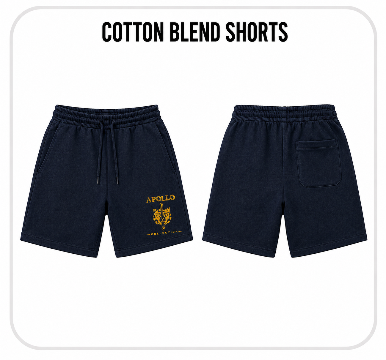 Cotton Blend Shorts